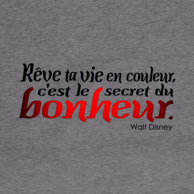 reve ta vie en couleur c'est le secret du bonheur by windowsneuf